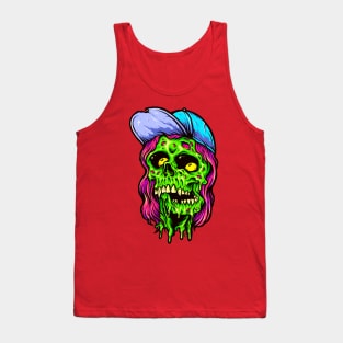 pink hair zombie Tank Top